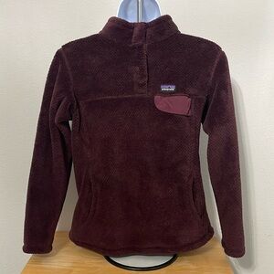 Patagonia Burgundy Fleece Jacket